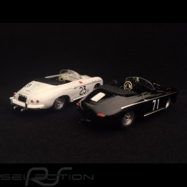 Duo Porsche 356 A Speedster Riverside 1959 n° 71 et Palm spring 1955 n° 23F 1/43 Brumm R117B R117C