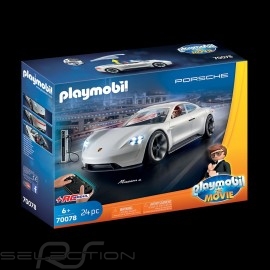 Porsche Mission e white with Rex Dasher character Playmobil 70078