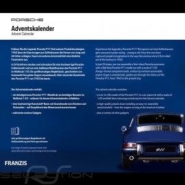 Porsche Advent calendar 911 2.0 1965 Bali blue 1/43 MAP09600119