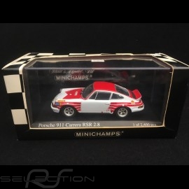 Porsche 911 Carrera RSR 2.8 Test Car Paul Ricard Spur 1972 1/43 Minichamps 430726990