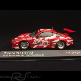 Porsche 911 typ 996 GT3 RS ALMS Petit Le Mans 2003 n° 89 1/43 Minichamps 400036989