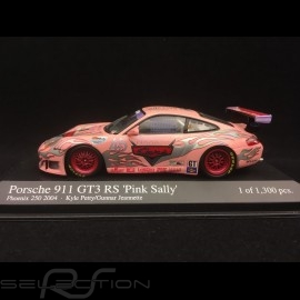 Porsche 911 type 996 GT3 RS n° 45 'Pink Sally' Phoenix 250 2004 1/43 Minichamps 400046945