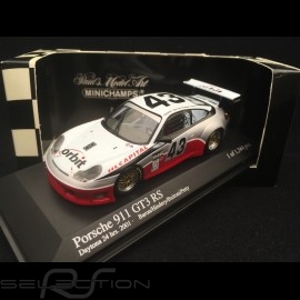 Porsche 911 typ 996 GT3 RS Daytona 2001 n° 43 1/43 Minichamps 400016943