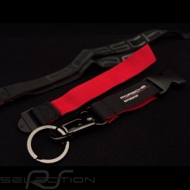 Porsche key strap red and black Motorsport Porsche Design WAP0500030LFMS