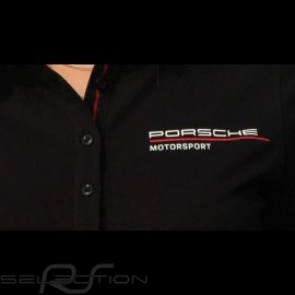 Porsche Motorsport Polo shirt black Porsche WAP806LFMS - women