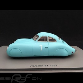 Porsche type 64 n° 7 Salzburg Liefering Autobahn 1952 Otto Mathé 1/43 Spark B1057