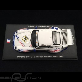 Porsche 911 Type 993 GT2 Sieger 1000km Paris 1995 n° 70 1/43 Spark SF130