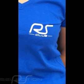 Lady's v-neck royal blue t-shirt RS Club