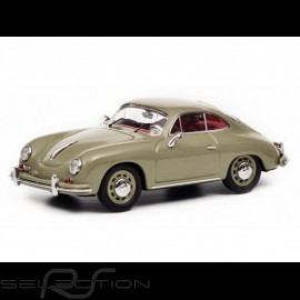 Porsche 356 A Coupé 1955 Stone grey 1/43 Schuco 450260200