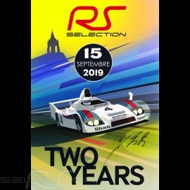 Poster Selection RS 2nd anniversary of the showroom - Signed by Jürgen Barth