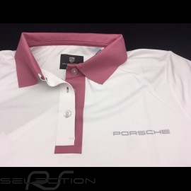 Porsche Polo shirt Taycan Collection White / pink Porsche WAP604LTYC - women