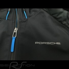 Porsche hoodie Jacket Taycan Collection Black / Blue Porsche WAP605LTYC- menwindbreaker