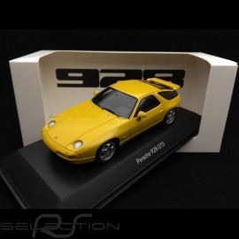 Porsche 928 GTS 1991 speed yellow 1/43 Spark MAP02005217