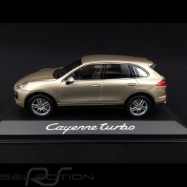 Porsche Cayenne Turbo type 958 2015 palladium beige metallic 1/43 Minichamps WAP0200050E