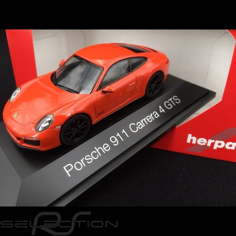 Porsche 911 Carrera 4S 2017 miniature by Herpa 1/43