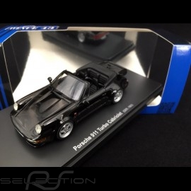Porsche 911 type 964 Turbo Cabriolet 1993 Black 1/43 Autocult 60031