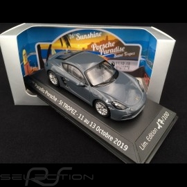 Porsche 718 Cayman 2016 metallic graphit blau 1/43 Minichamps WAP0204010G