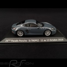 Porsche 718 Cayman 2016 metallic graphit blau 1/43 Minichamps WAP0204010G