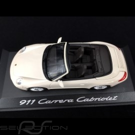 Porsche 911 type 997 Carrera Cabriolet 2009 Mk II creme / Cocoa 1/43 Minichamps WAP02001118
