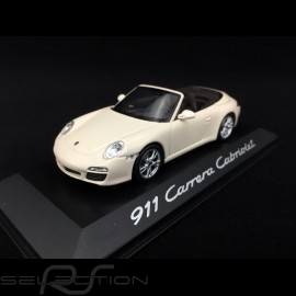 Porsche 911 type 997 Carrera Cabriolet 2009 Mk II creme / Cocoa 1/43 Minichamps WAP02001118