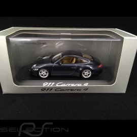 Porsche 911 typ 997 Carrera 4 Mk 2 2009 grau 1/43 Minichamps WAP02001518