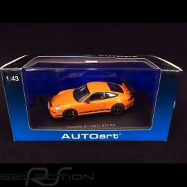 Porsche 911 type 997 GT3 RS 3.6 2007 mk I Orange 1/43 Autoart 57911
