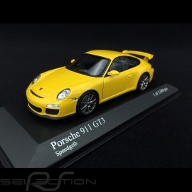 Porsche 911 type 997 GT3 3.8 mk II 2010 speed yellow 1/43 Minichamps 400068021