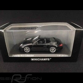 Porsche 911 type 997 Carrera Cabriolet Mk 2 2011 Black Edition black 1/43 Minichamps 400066434