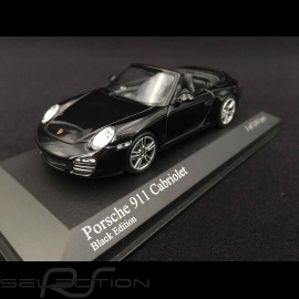Porsche 911 type 997 Carrera Cabriolet Mk 2 2011 Black Edition black 1/43 Minichamps 400066434