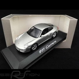 Porsche 911 Carrera typ 997 Mk 1 2005 grau 1/43 Minichamps WAP02011415