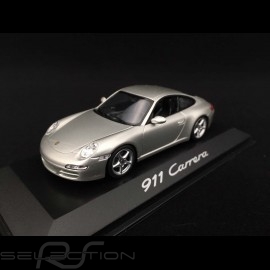 Porsche 911 Carrera typ 997 Mk 1 2005 grau 1/43 Minichamps WAP02011415