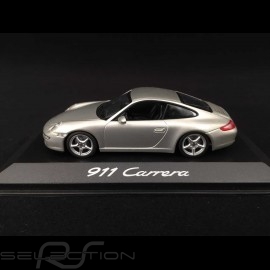 Porsche 911 Carrera typ 997 Mk 1 2005 grau 1/43 Minichamps WAP02011415