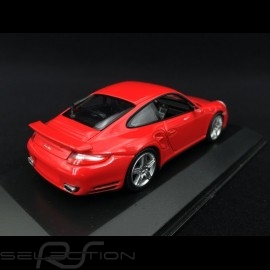 Porsche 997 Turbo 3.6 mk 1 2007 Guards red 1/43 Minichamps WAP02013116