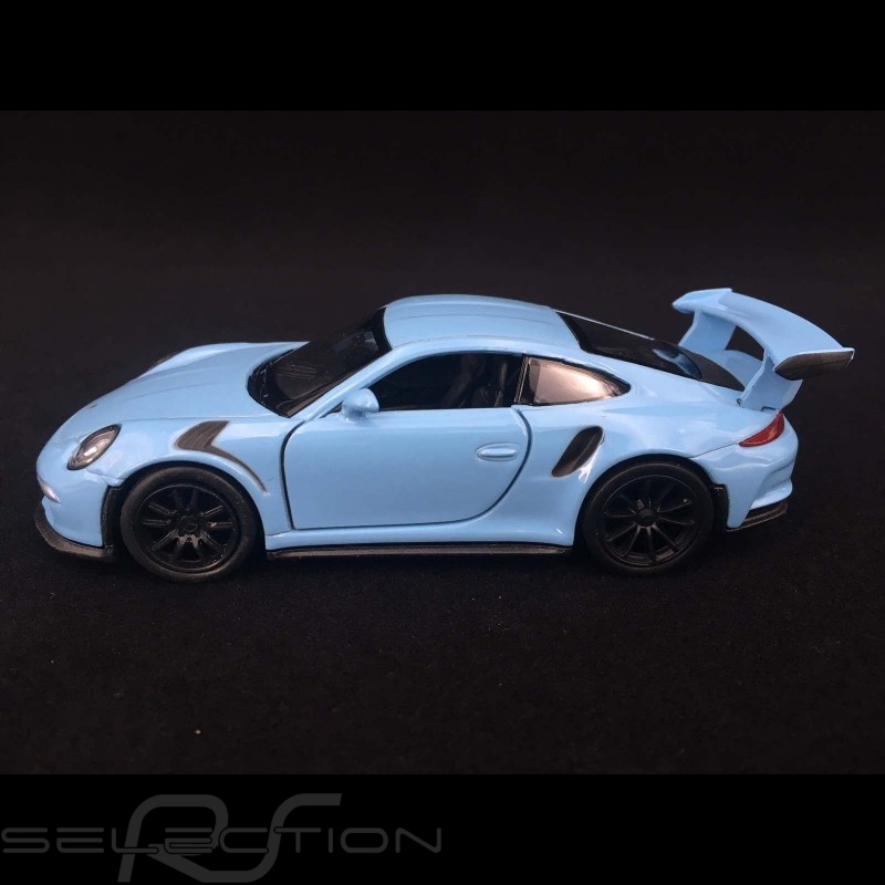 Porsche 911 GT3 RS type 991 MK1 2015 Spielzeug Reibung Welly gulfblau  WAX02600005 - Elfershop