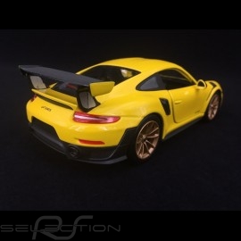 Porsche 911 typ 991 GT2 RS phase II 2018 gelb / Kohlenstoff 1/24 Maisto 31523