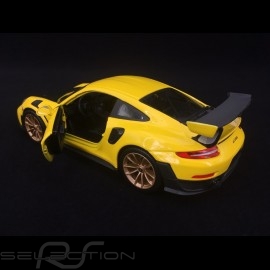 Porsche 911 typ 991 GT2 RS phase II 2018 gelb / Kohlenstoff 1/24 Maisto 31523