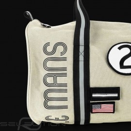 24h Le Mans Legende Modern backpack Beige Cotton Official Supply LM300BE-20A