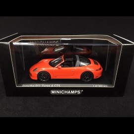 Porsche 911 typ 991 Targa 4 GTS phase II 2016 lavaorange 1/43 Minichamps 410067341