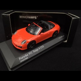 Porsche 911 typ 991 Targa 4 GTS phase II 2016 lavaorange 1/43 Minichamps 410067341
