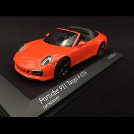 Porsche 911 typ 991 Targa 4 GTS phase II 2016 lavaorange 1/43 Minichamps 410067341