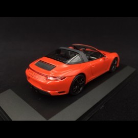 Porsche 911 typ 991 Targa 4 GTS phase II 2016 lavaorange 1/43 Minichamps 410067341