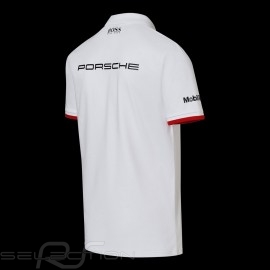 Porsche Motorsport Hugo Boss Polo-shirt weiß Porsche Design WAP430LMS - Herren