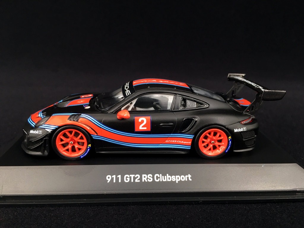 Porsche 911 typ 991 Gt2 RS Clubsport Martini 1/43 Spark