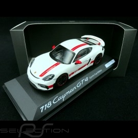 Porsche 718 Cayman GT4 Sports Cup Edition white / red 1/43 Minichamps WAP0204140LEXC