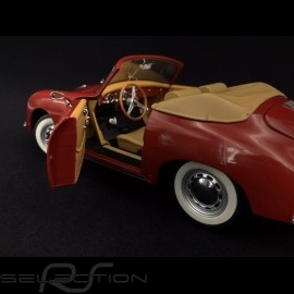 Porsche 356 A Carrera Cabriolet ruby rot 1/18 Schuco 450031600
