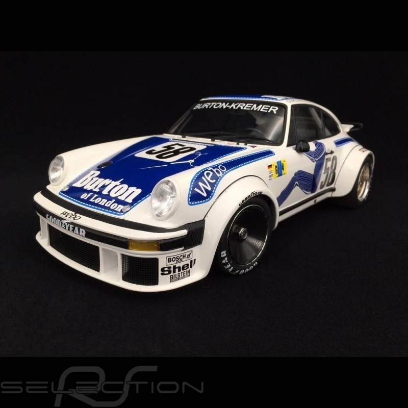 Porsche 934 RSR Kremer Burton - Le Mans 1977 - Exoto 1/18 - Miniature Métal