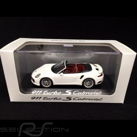 Porsche 991 Turbo S Cabriolet 2016 weiß 1/43 Herpa WAP0201340G