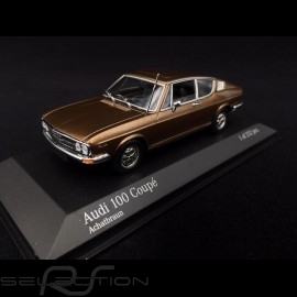 Audi 100 Coupé 1969 agate brown 1/43 Minichamps 430019128