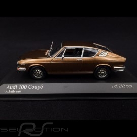 Audi 100 Coupé 1969 agate brown 1/43 Minichamps 430019128