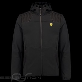 Ferrari Hoodie Jacket Softshell Black Ferrari Motorsport Collection - men
